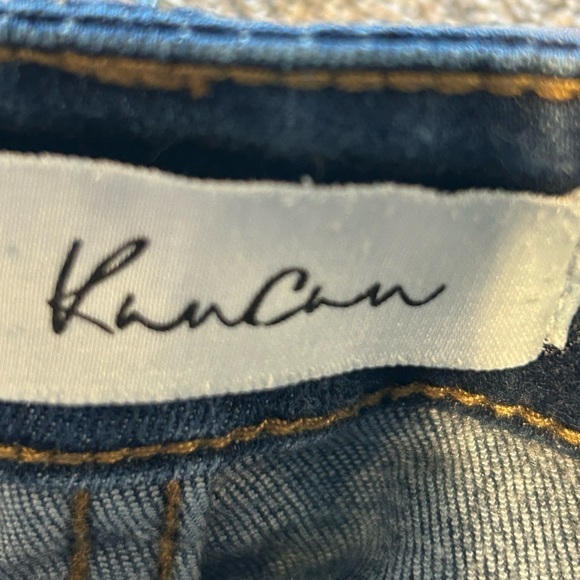 WJ2. Kancan Dark Wash distressed jeans 2XL, 38āW Ins 29ā, R 11ā. - Picture 2 of 4